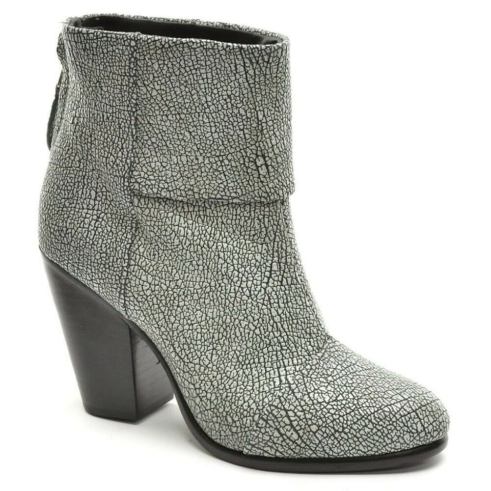 rag & bone Newbury Iron Pattern Ankle Boot 37 New